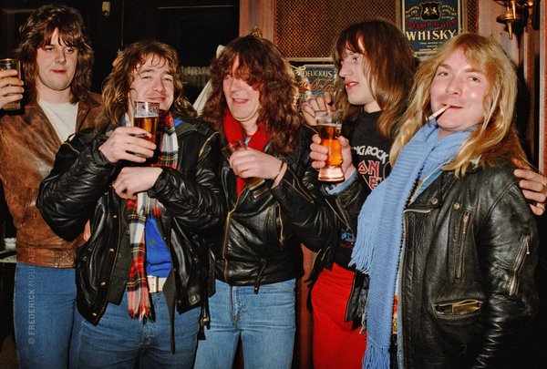 Janick Gers with Adrian & Dave (and me) 7 years before he joined Iron Maiden