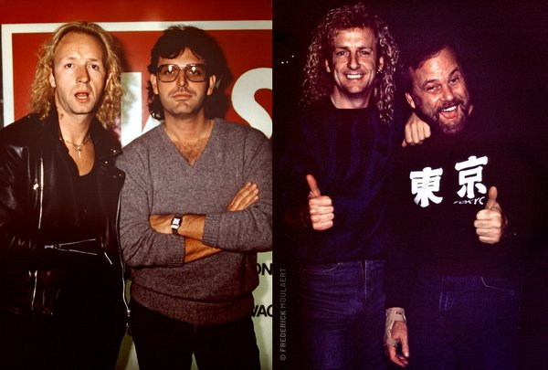 Rob Halford & KK Downing + Personal managers (1988)