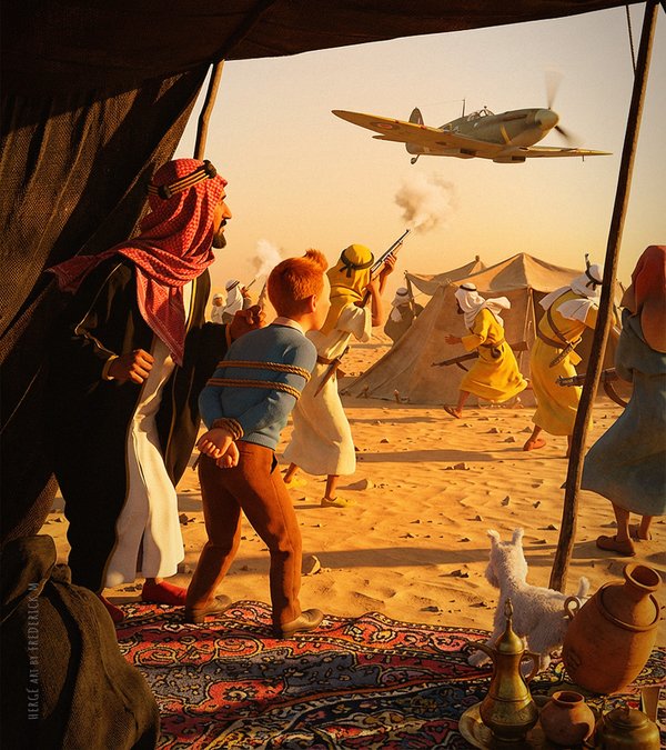 Tintin - Land of Black Gold (2)