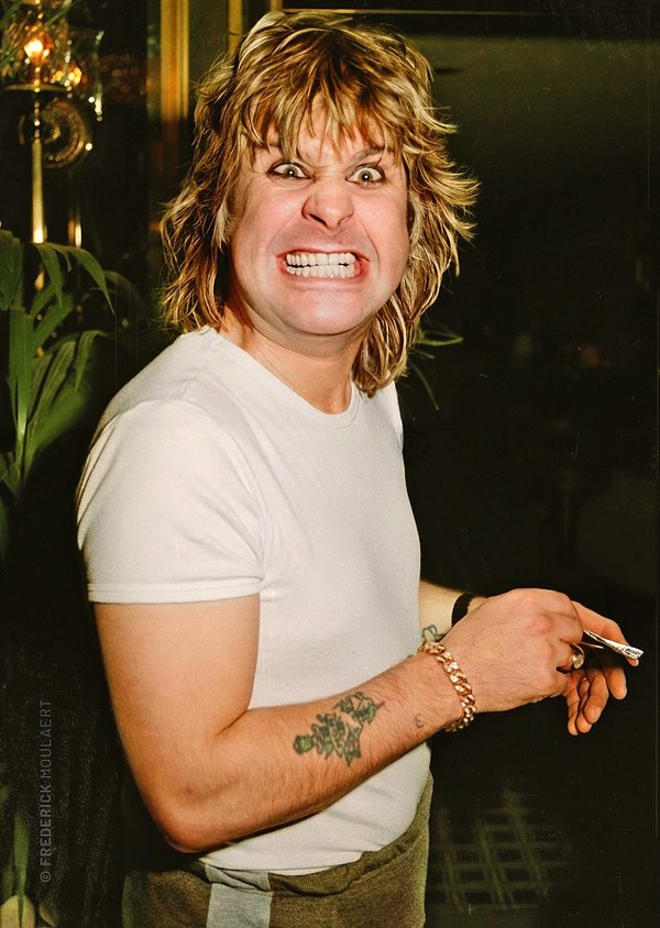 Ozzy Osbourne Hotel Hyatt in Brussels 1983