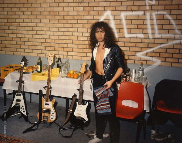 Kirk Hammet aftershow in Poperinge, February 1984