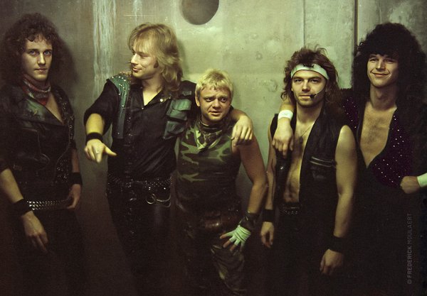 ACCEPT photo-session - Metal Heart Tour 1985